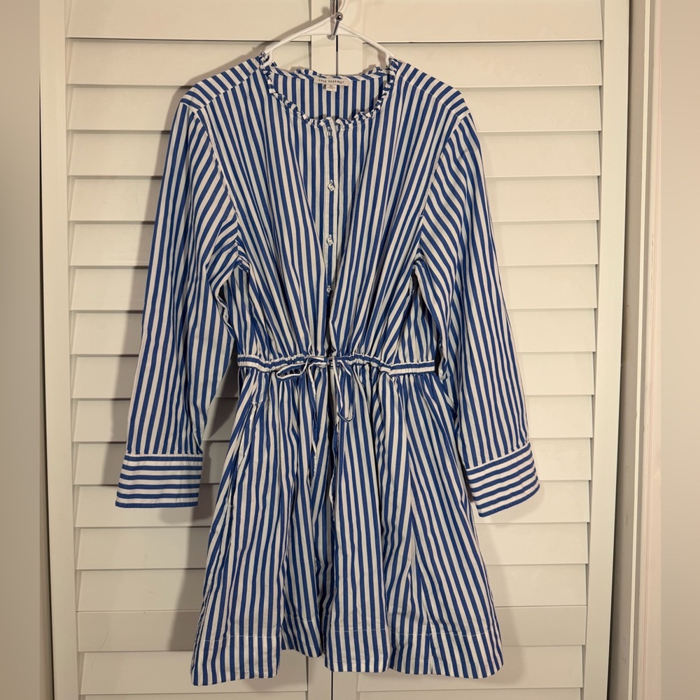 Free Assembly Blue and White Striped Dress
